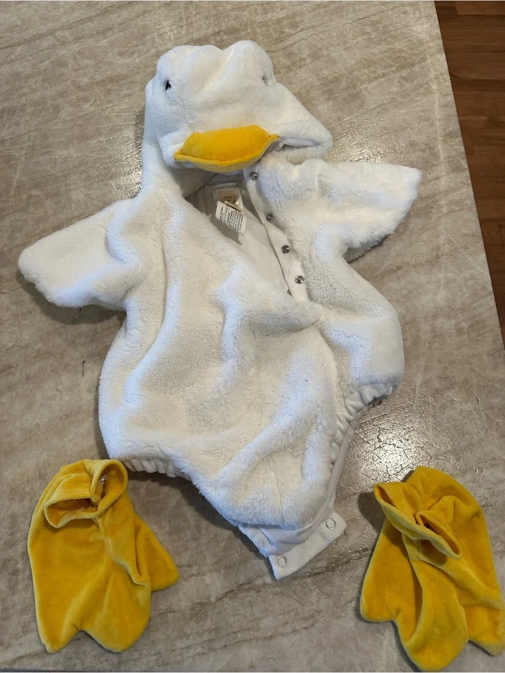 Pottery Barn Baby Duck One-Piece Costume - 12-24 months